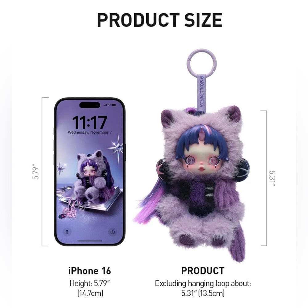 APPLEJACK SKULLPANDA MY LITTLE PONY PLUSH PENDANT CONFIRMED - Picture 6 of 6